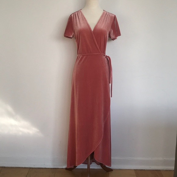 bhldn thrive velvet dress